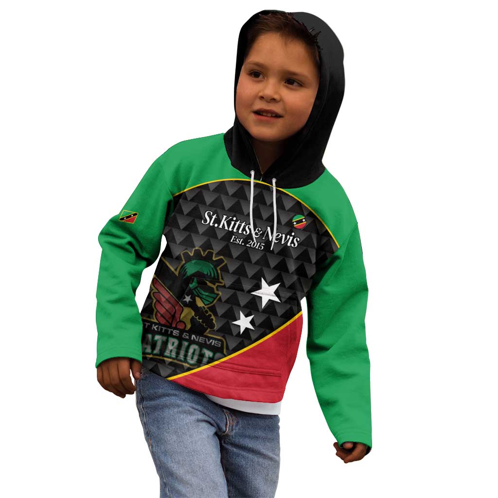 St Kitts and Nevis Cricket Custom Kid Hoodie 10th Anniversary Go Champions Patriots - Wonder Print Shop