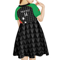St Kitts and Nevis Cricket Custom Kid Short Sleeve Dress 10th Anniversary Go Champions Patriots - Wonder Print Shop