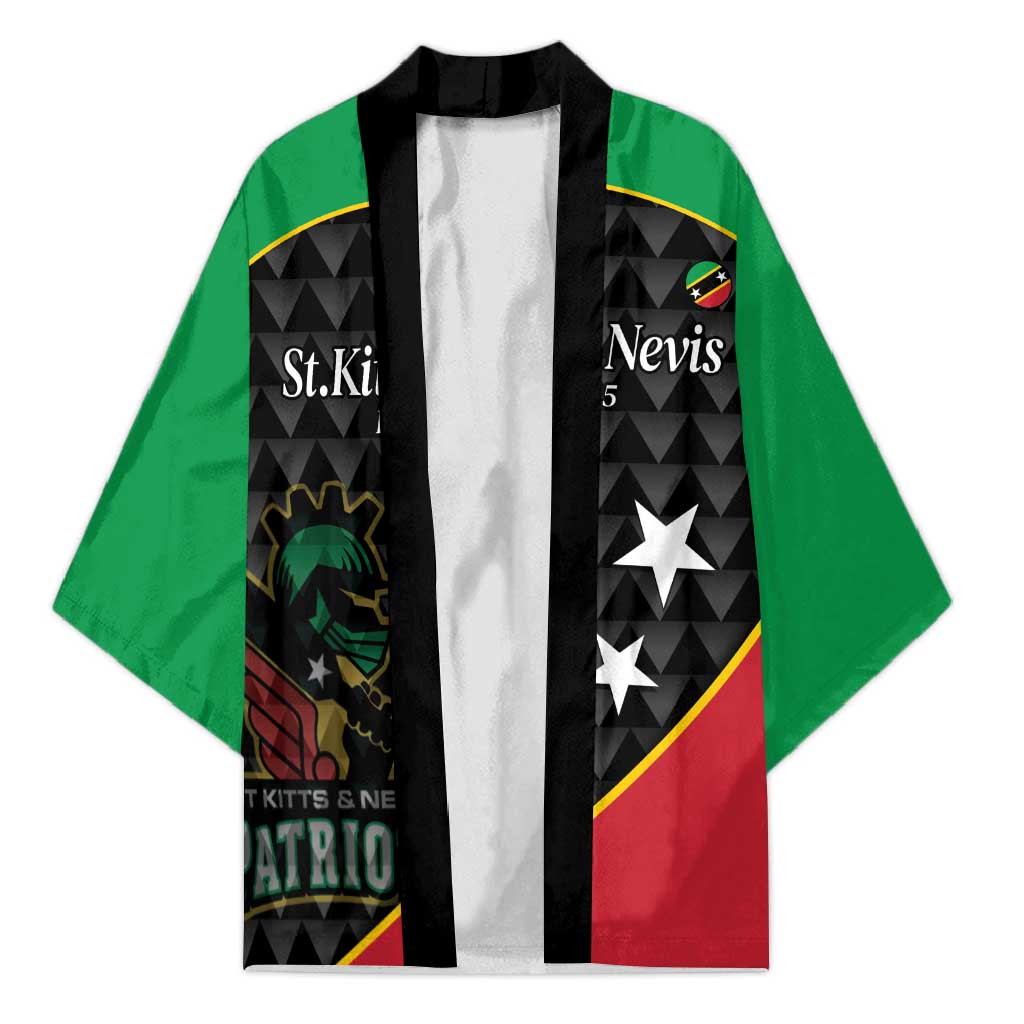 St Kitts and Nevis Cricket Custom Kimono 10th Anniversary Go Champions Patriots - Wonder Print Shop