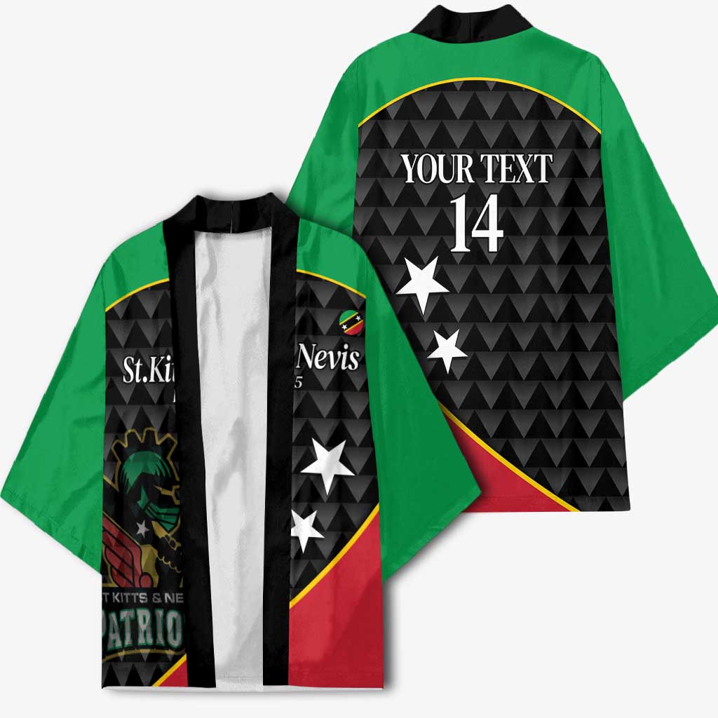 St Kitts and Nevis Cricket Custom Kimono 10th Anniversary Go Champions Patriots - Wonder Print Shop