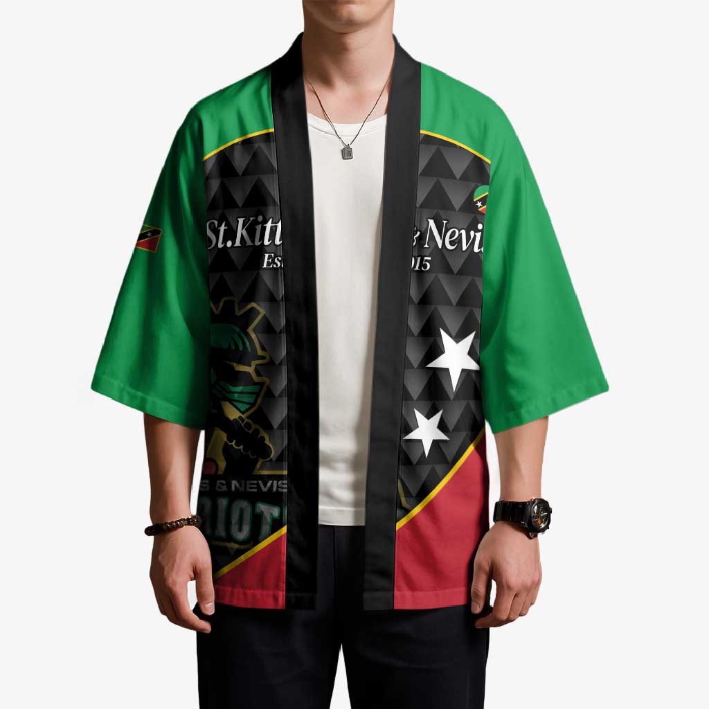St Kitts and Nevis Cricket Custom Kimono 10th Anniversary Go Champions Patriots - Wonder Print Shop