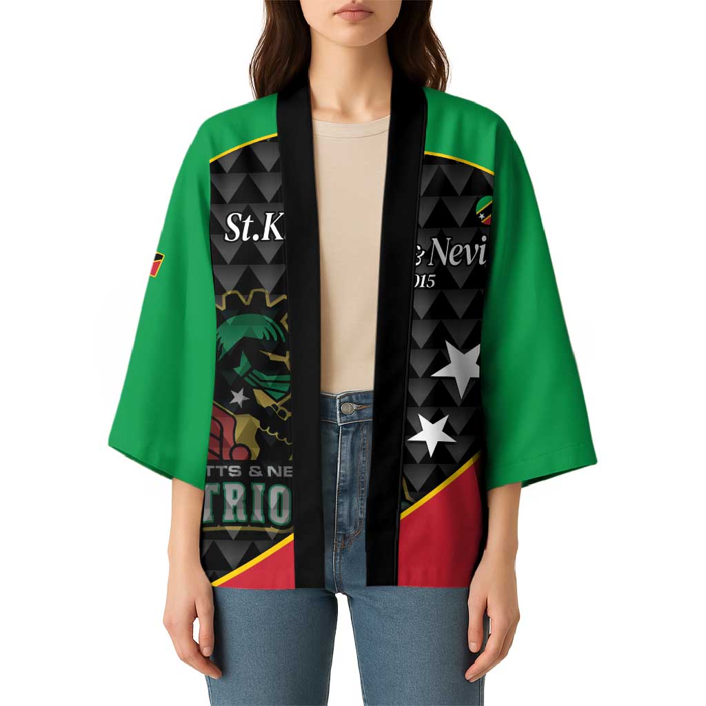 St Kitts and Nevis Cricket Custom Kimono 10th Anniversary Go Champions Patriots - Wonder Print Shop