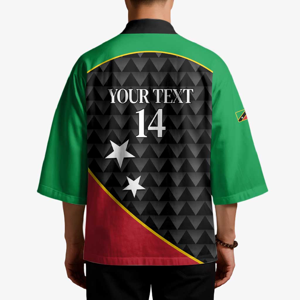 St Kitts and Nevis Cricket Custom Kimono 10th Anniversary Go Champions Patriots - Wonder Print Shop