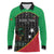 St Kitts and Nevis Cricket Custom Long Sleeve Polo Shirt 10th Anniversary Go Champions Patriots - Wonder Print Shop