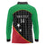 St Kitts and Nevis Cricket Custom Long Sleeve Polo Shirt 10th Anniversary Go Champions Patriots - Wonder Print Shop