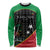 St Kitts and Nevis Cricket Custom Long Sleeve Shirt 10th Anniversary Go Champions Patriots - Wonder Print Shop