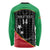 St Kitts and Nevis Cricket Custom Long Sleeve Shirt 10th Anniversary Go Champions Patriots - Wonder Print Shop