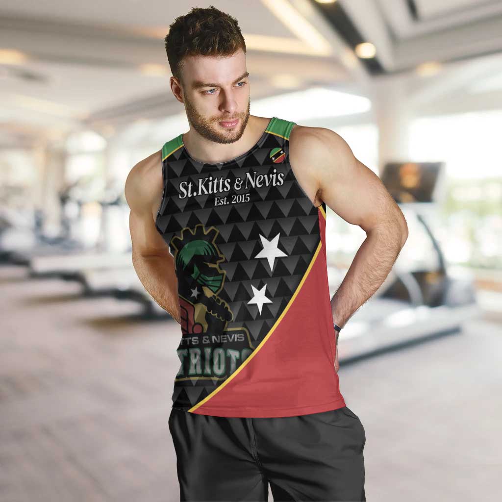 St Kitts and Nevis Cricket Custom Men Tank Top 10th Anniversary Go Champions Patriots - Wonder Print Shop