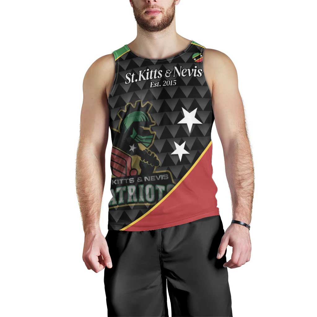 St Kitts and Nevis Cricket Custom Men Tank Top 10th Anniversary Go Champions Patriots - Wonder Print Shop