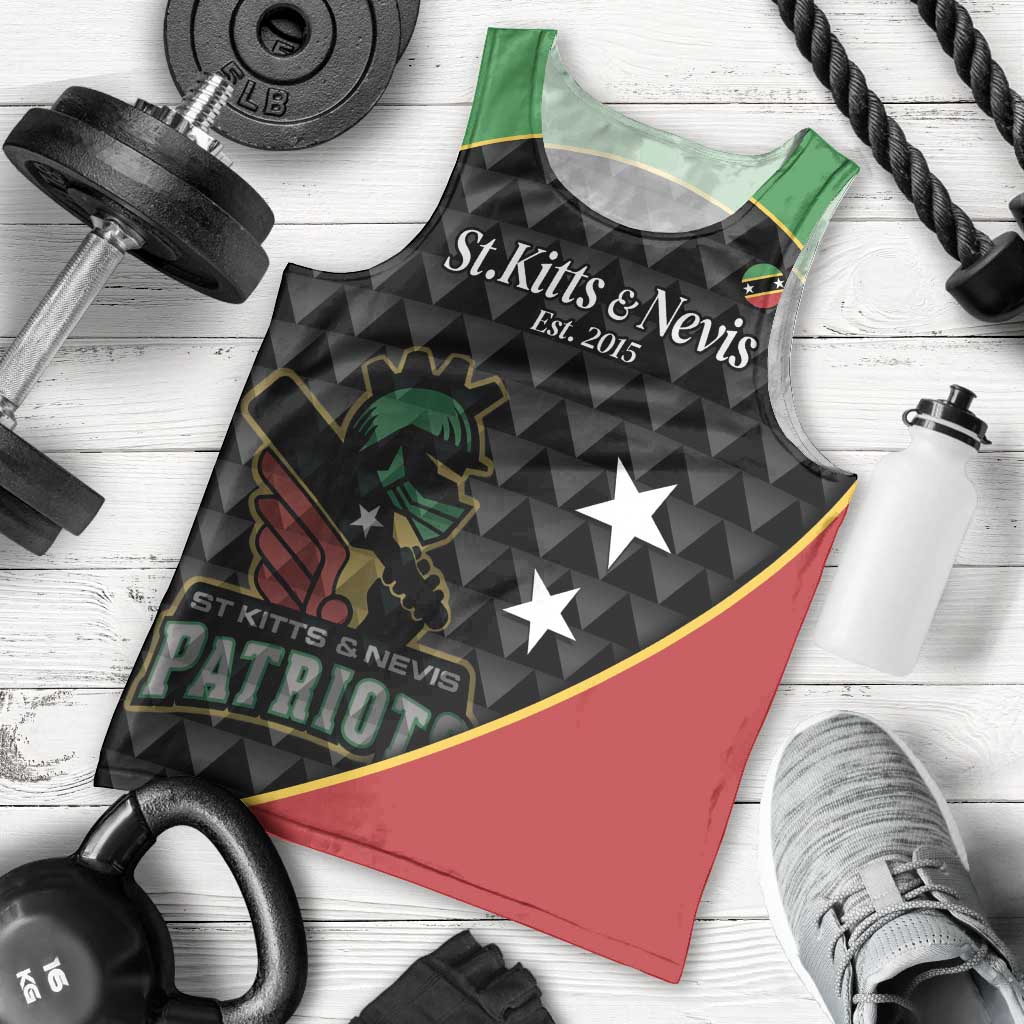 St Kitts and Nevis Cricket Custom Men Tank Top 10th Anniversary Go Champions Patriots - Wonder Print Shop