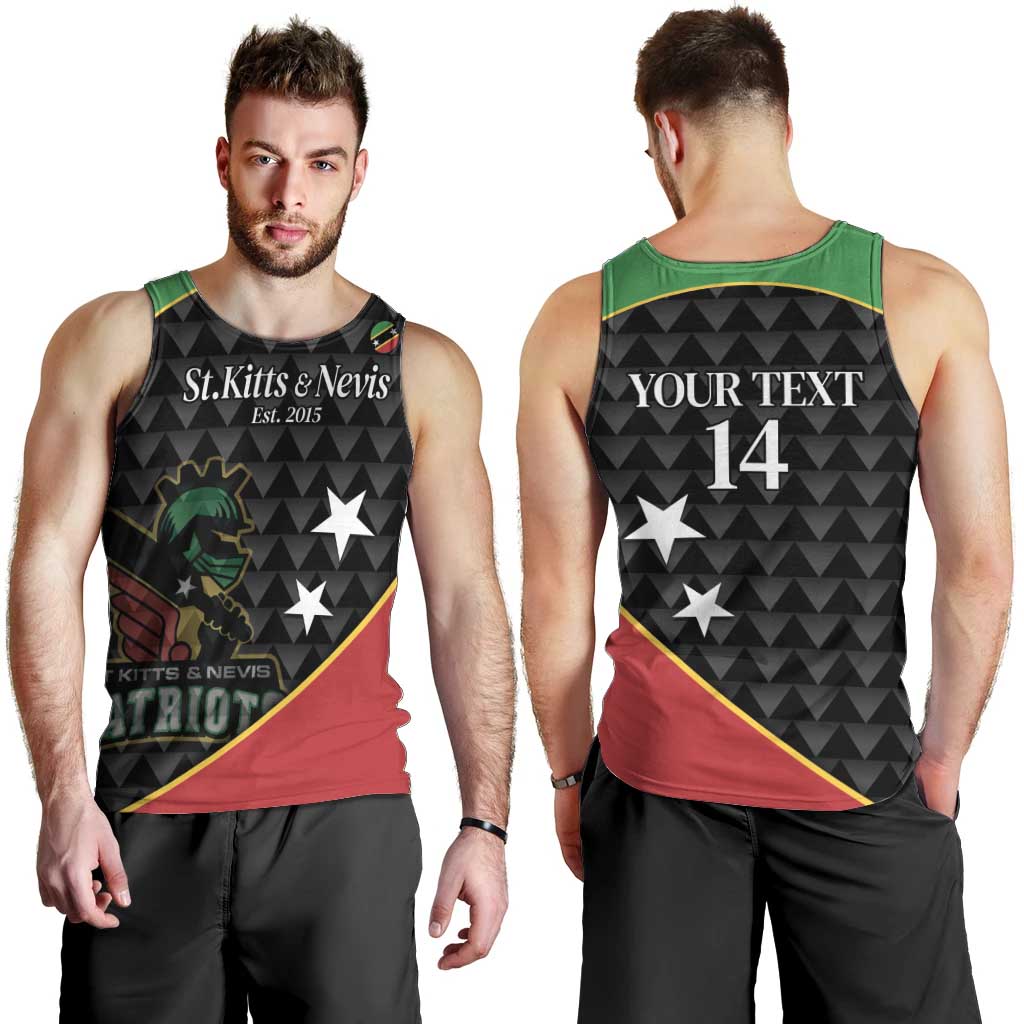 St Kitts and Nevis Cricket Custom Men Tank Top 10th Anniversary Go Champions Patriots - Wonder Print Shop