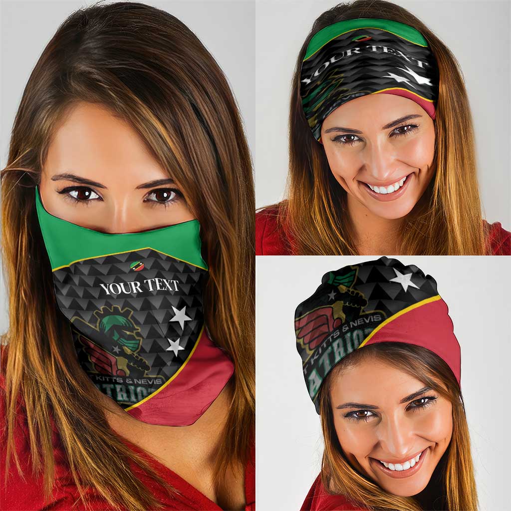 St Kitts and Nevis Cricket Custom Neck Gaiter 10th Anniversary Go Champions Patriots - Wonder Print Shop