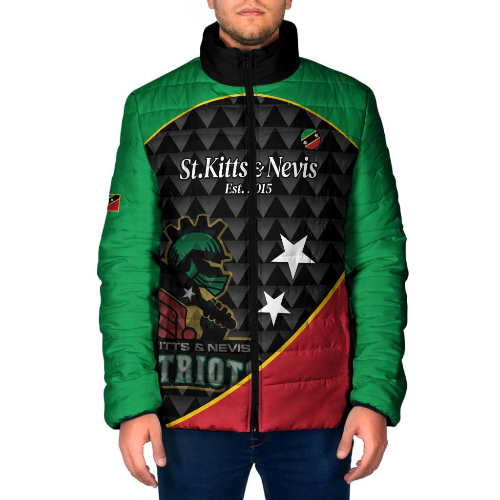 St Kitts and Nevis Cricket Custom Padded Jacket 10th Anniversary Go Champions Patriots - Wonder Print Shop