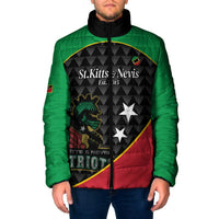 St Kitts and Nevis Cricket Custom Padded Jacket 10th Anniversary Go Champions Patriots - Wonder Print Shop
