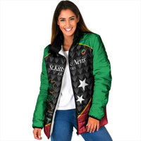 St Kitts and Nevis Cricket Custom Padded Jacket 10th Anniversary Go Champions Patriots - Wonder Print Shop