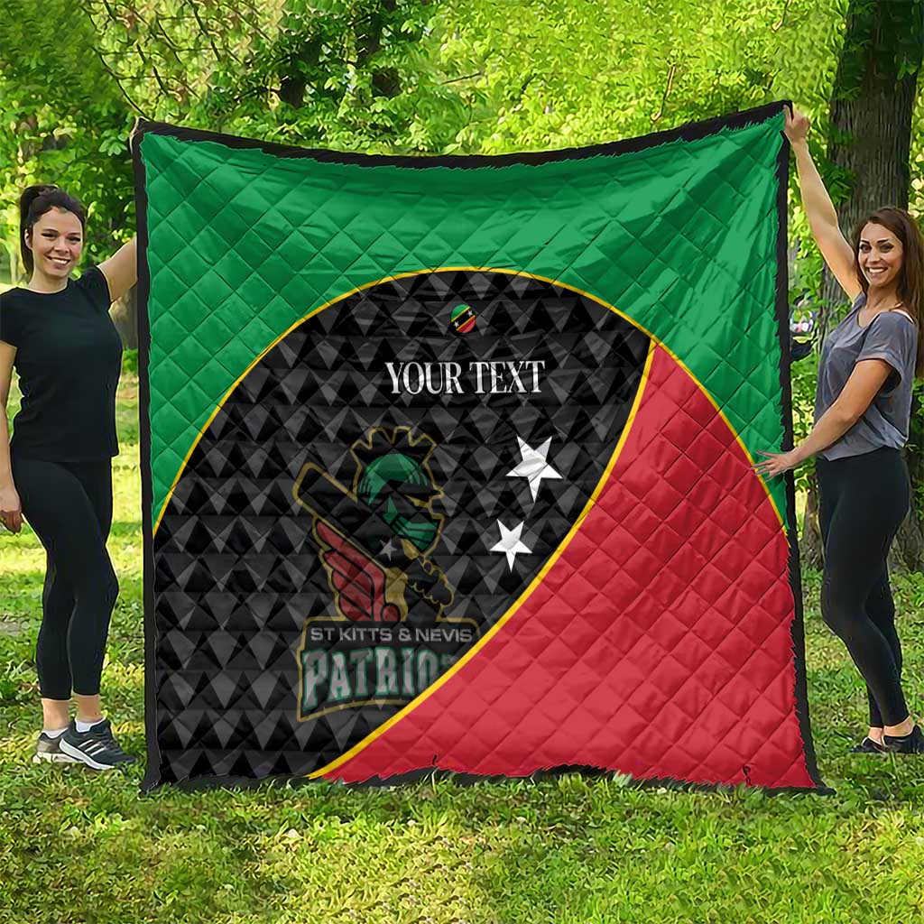 St Kitts and Nevis Cricket Custom Quilt 10th Anniversary Go Champions Patriots - Wonder Print Shop
