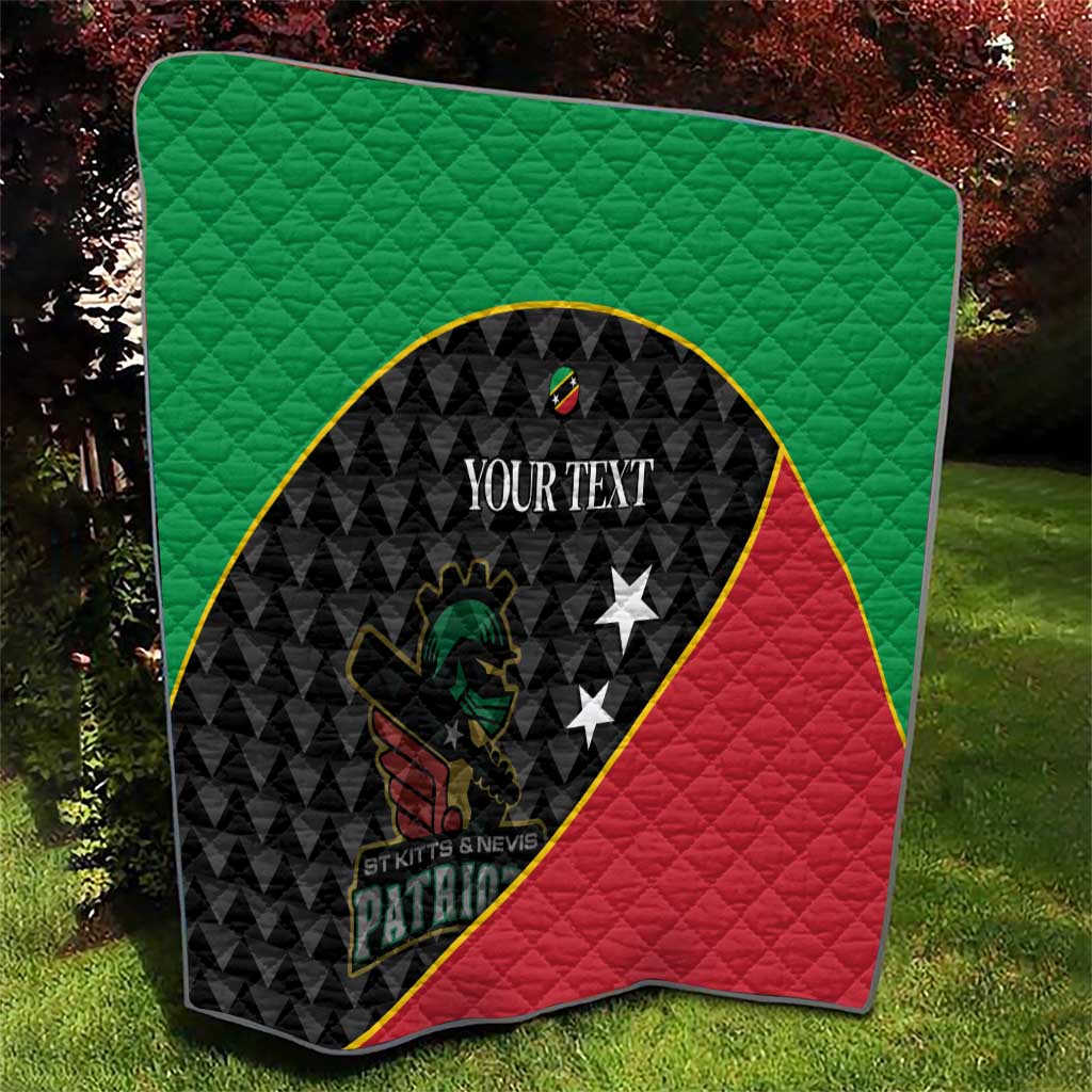 St Kitts and Nevis Cricket Custom Quilt 10th Anniversary Go Champions Patriots - Wonder Print Shop