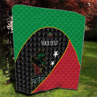 St Kitts and Nevis Cricket Custom Quilt 10th Anniversary Go Champions Patriots - Wonder Print Shop