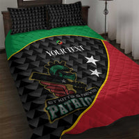 St Kitts and Nevis Cricket Custom Quilt Bed Set 10th Anniversary Go Champions Patriots - Wonder Print Shop