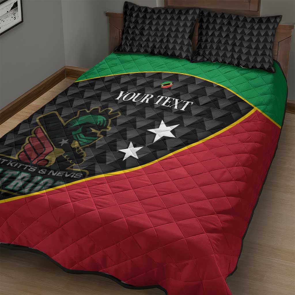 St Kitts and Nevis Cricket Custom Quilt Bed Set 10th Anniversary Go Champions Patriots - Wonder Print Shop
