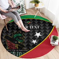 St Kitts and Nevis Cricket Custom Round Carpet 10th Anniversary Go Champions Patriots - Wonder Print Shop