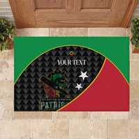 St Kitts and Nevis Cricket Custom Rubber Doormat 10th Anniversary Go Champions Patriots - Wonder Print Shop