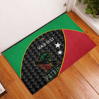 St Kitts and Nevis Cricket Custom Rubber Doormat 10th Anniversary Go Champions Patriots - Wonder Print Shop