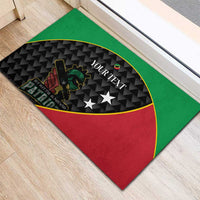 St Kitts and Nevis Cricket Custom Rubber Doormat 10th Anniversary Go Champions Patriots - Wonder Print Shop
