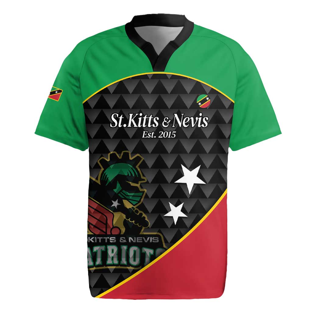 St Kitts and Nevis Cricket Custom Rugby Jersey 10th Anniversary Go Champions Patriots - Wonder Print Shop