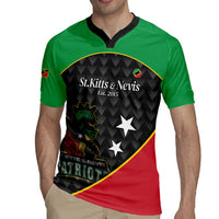 St Kitts and Nevis Cricket Custom Rugby Jersey 10th Anniversary Go Champions Patriots - Wonder Print Shop