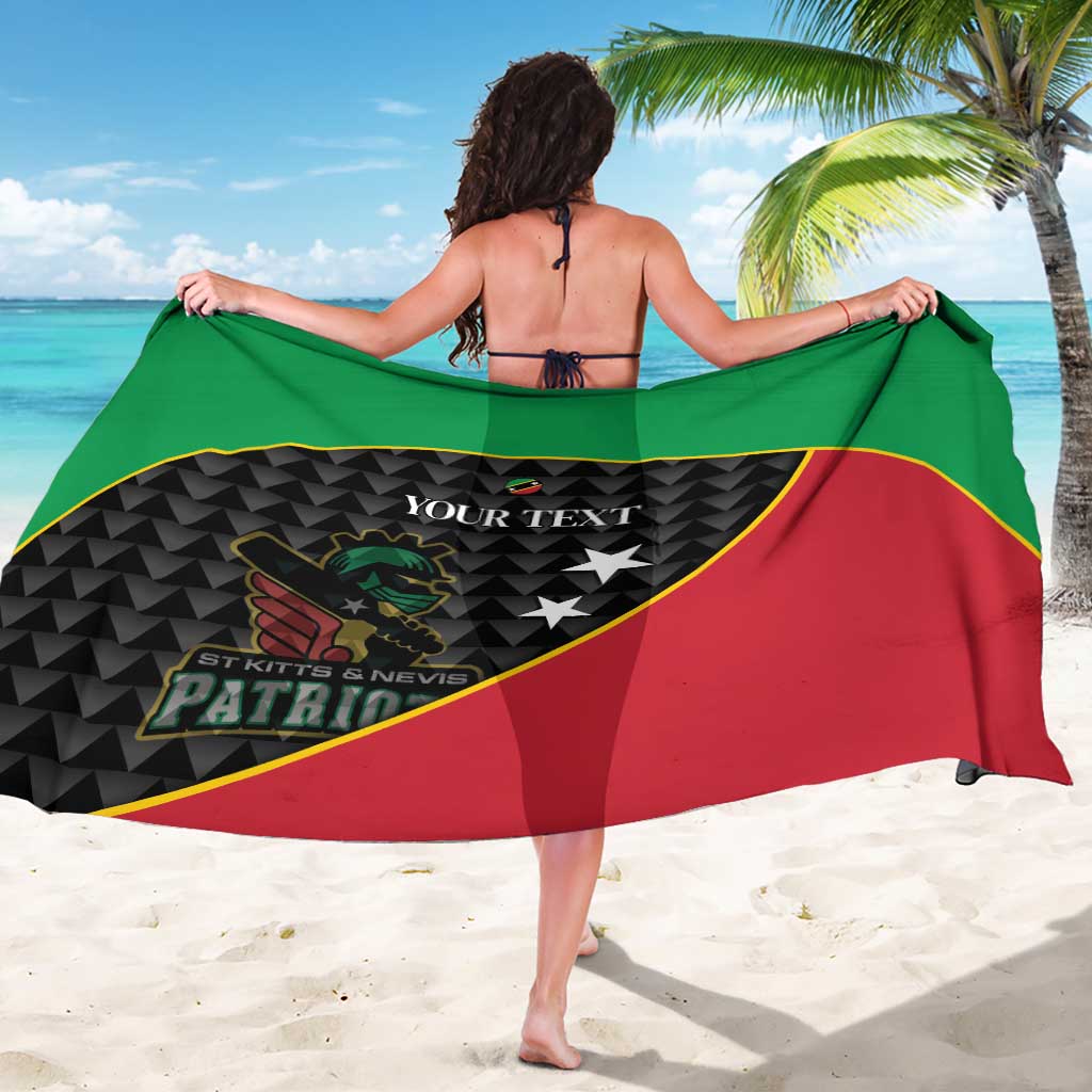 St Kitts and Nevis Cricket Custom Sarong 10th Anniversary Go Champions Patriots - Wonder Print Shop