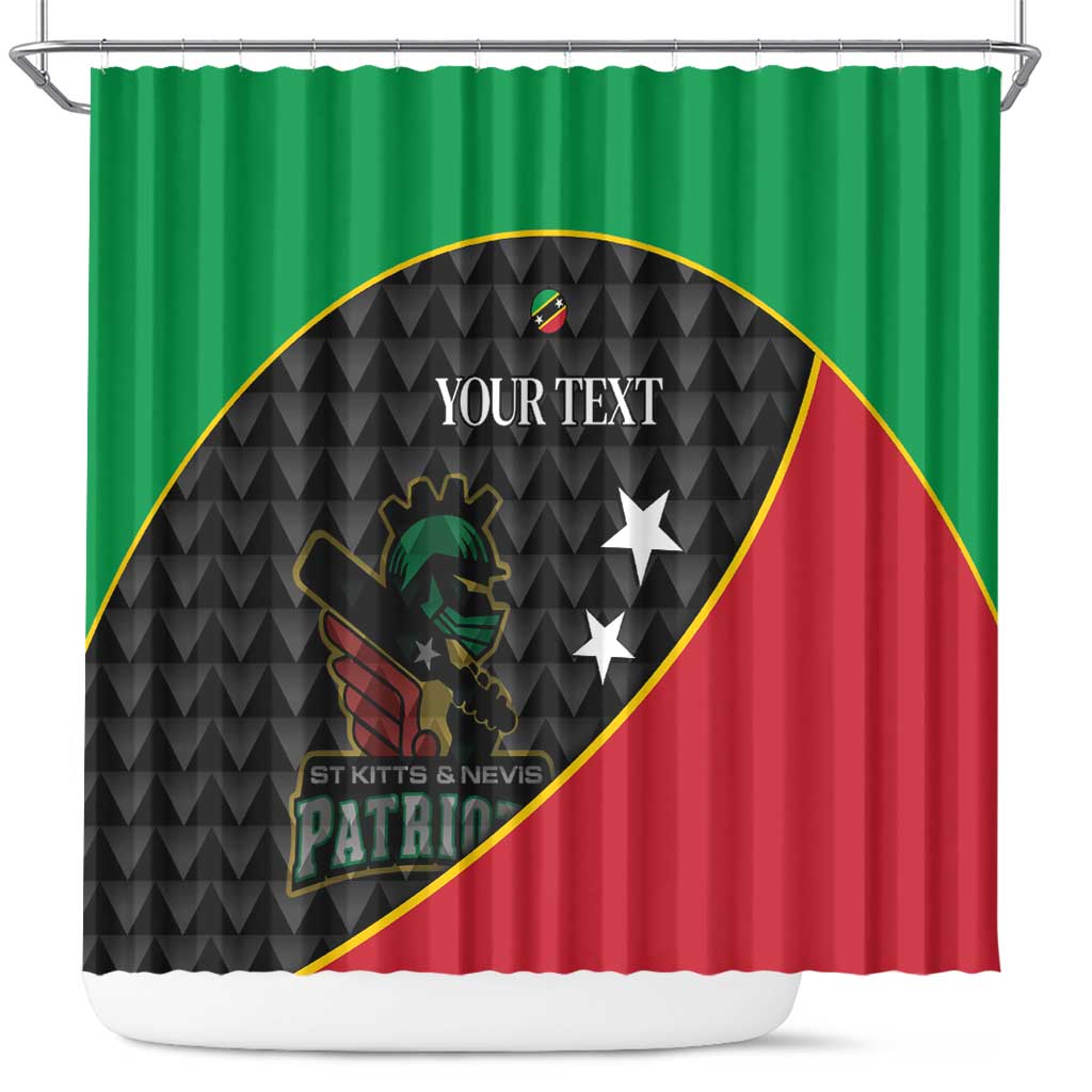 St Kitts and Nevis Cricket Custom Shower Curtain 10th Anniversary Go Champions Patriots - Wonder Print Shop