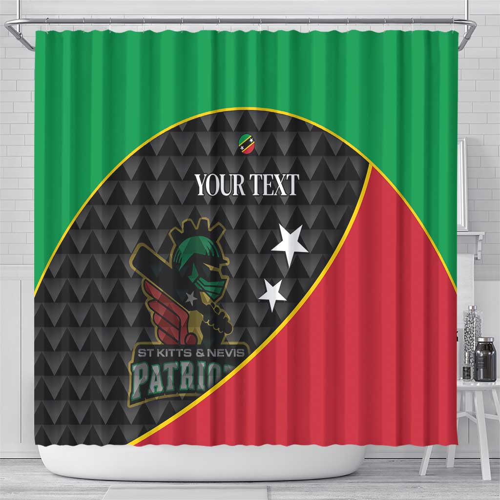 St Kitts and Nevis Cricket Custom Shower Curtain 10th Anniversary Go Champions Patriots - Wonder Print Shop