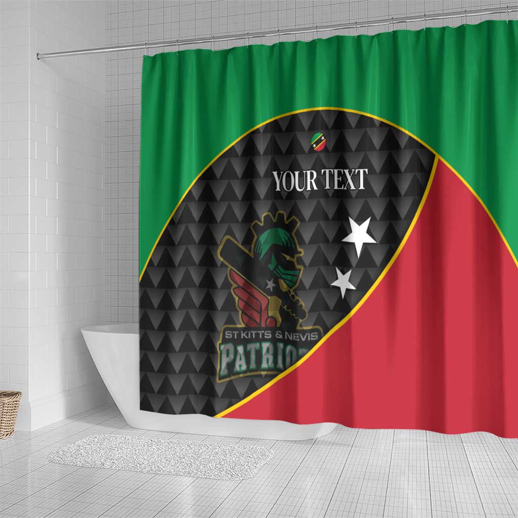 St Kitts and Nevis Cricket Custom Shower Curtain 10th Anniversary Go Champions Patriots - Wonder Print Shop