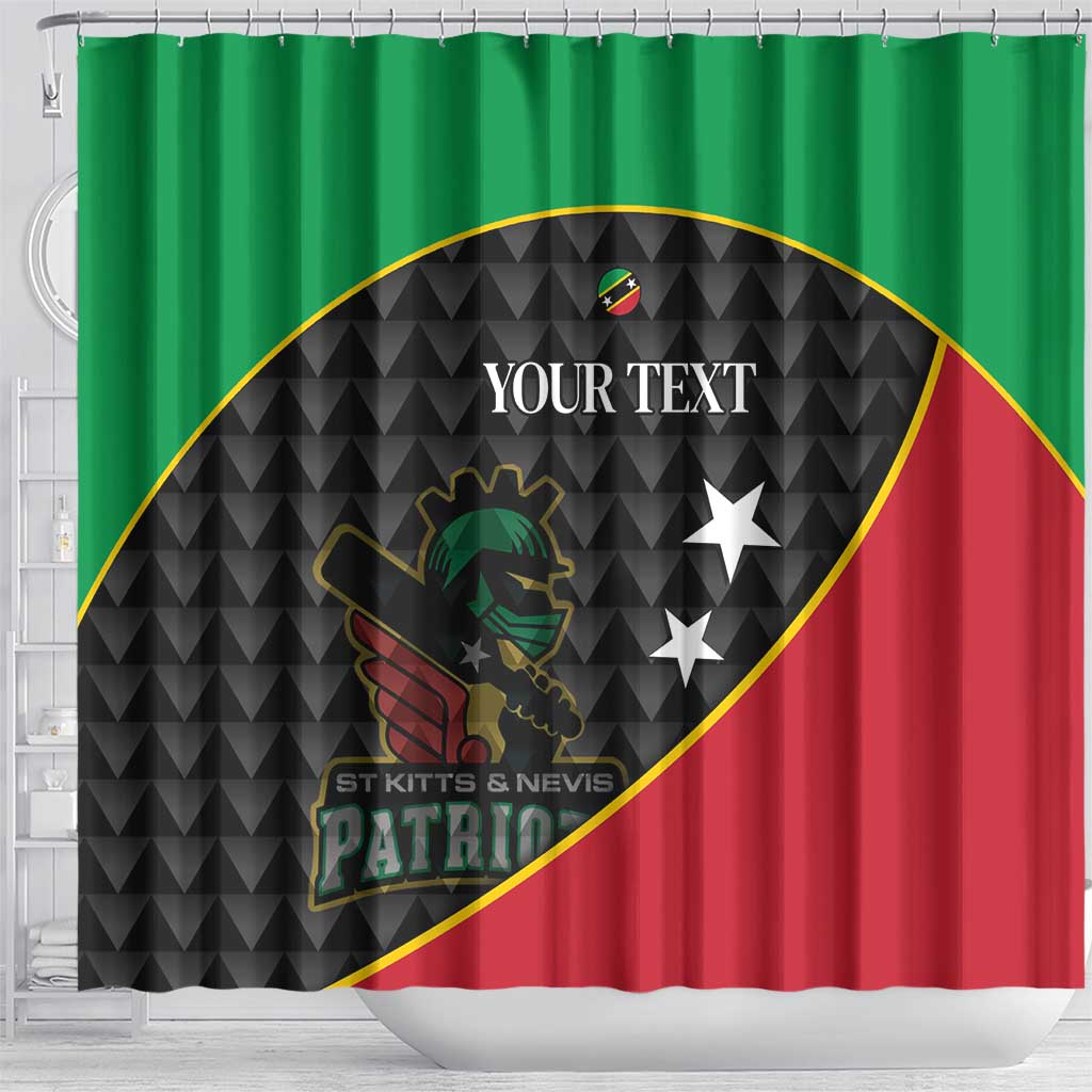 St Kitts and Nevis Cricket Custom Shower Curtain 10th Anniversary Go Champions Patriots - Wonder Print Shop