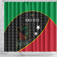 St Kitts and Nevis Cricket Custom Shower Curtain 10th Anniversary Go Champions Patriots - Wonder Print Shop