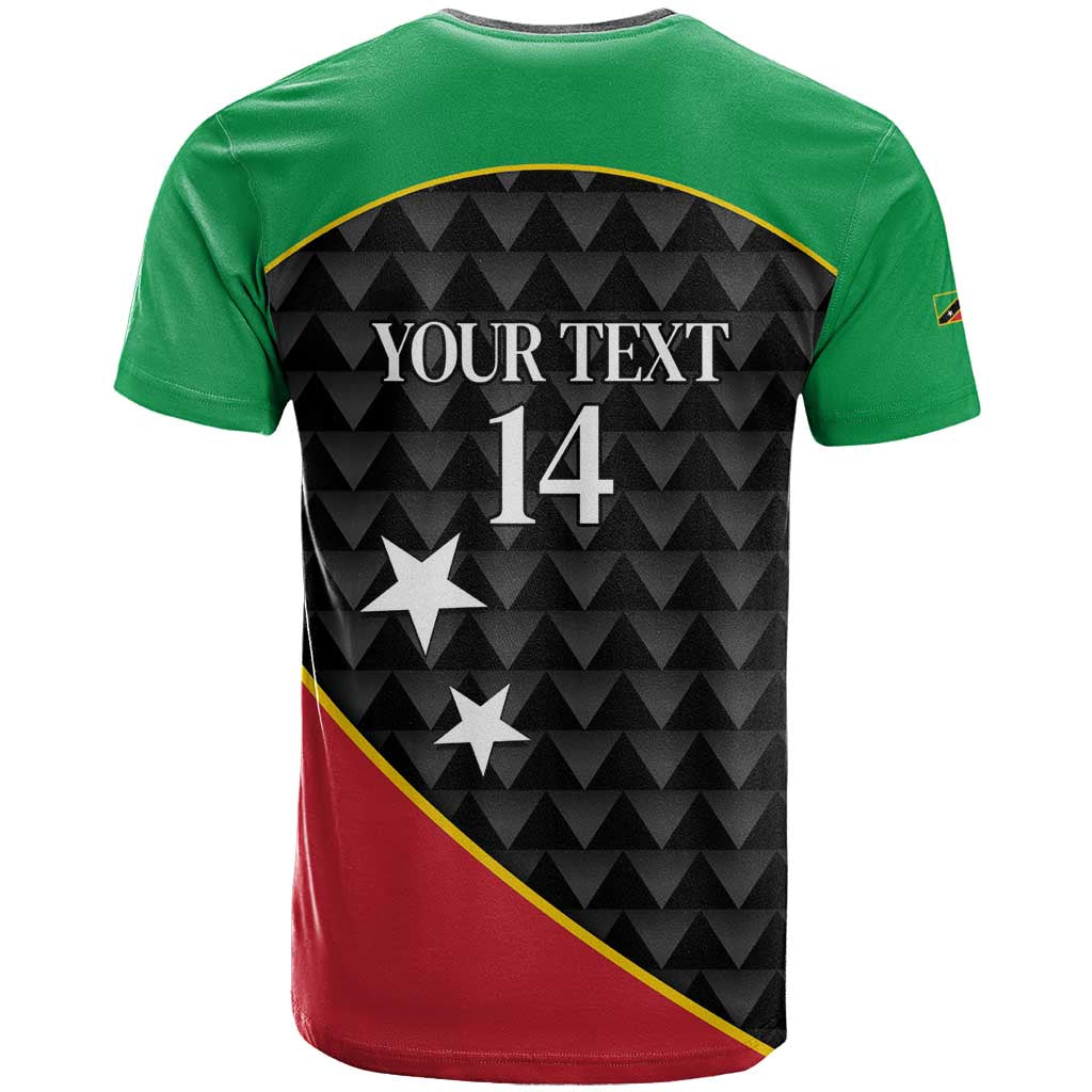 St Kitts and Nevis Cricket Custom T Shirt 10th Anniversary Go Champions Patriots - Wonder Print Shop