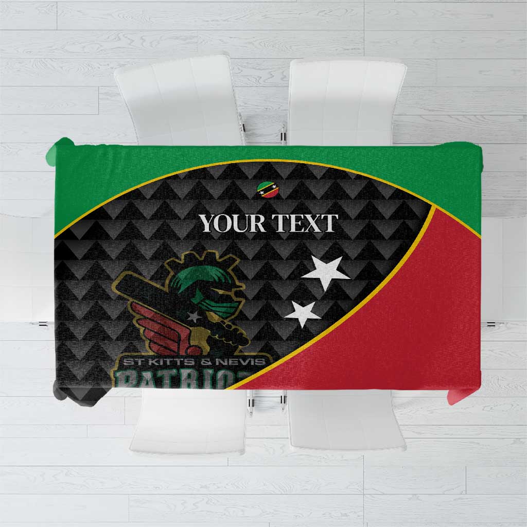 St Kitts and Nevis Cricket Custom Tablecloth 10th Anniversary Go Champions Patriots - Wonder Print Shop