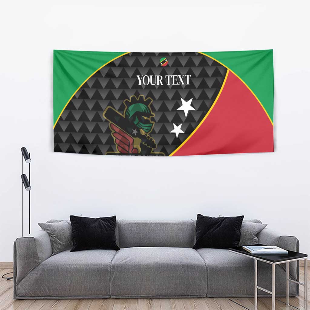 St Kitts and Nevis Cricket Custom Tapestry 10th Anniversary Go Champions Patriots - Wonder Print Shop