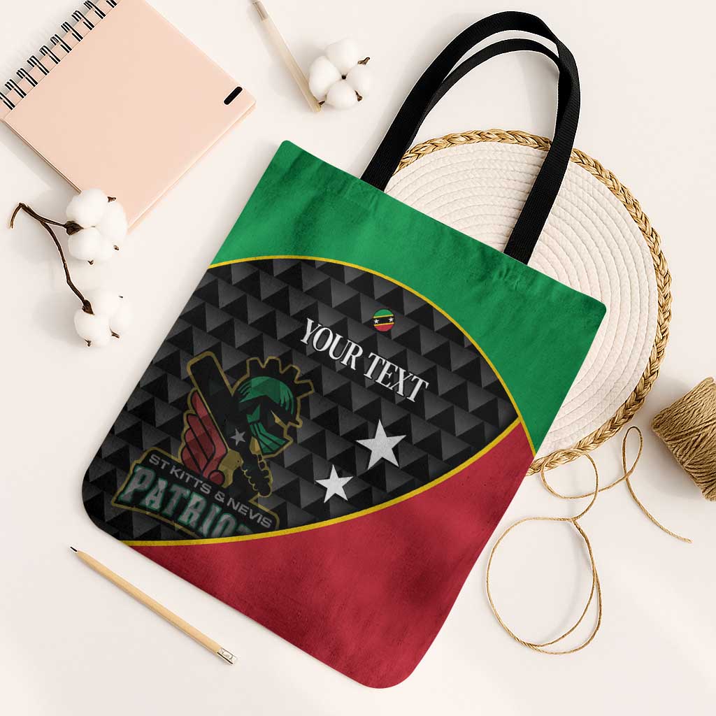 St Kitts and Nevis Cricket Custom Tote Bag 10th Anniversary Go Champions Patriots - Wonder Print Shop