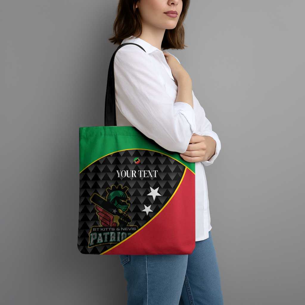 St Kitts and Nevis Cricket Custom Tote Bag 10th Anniversary Go Champions Patriots - Wonder Print Shop