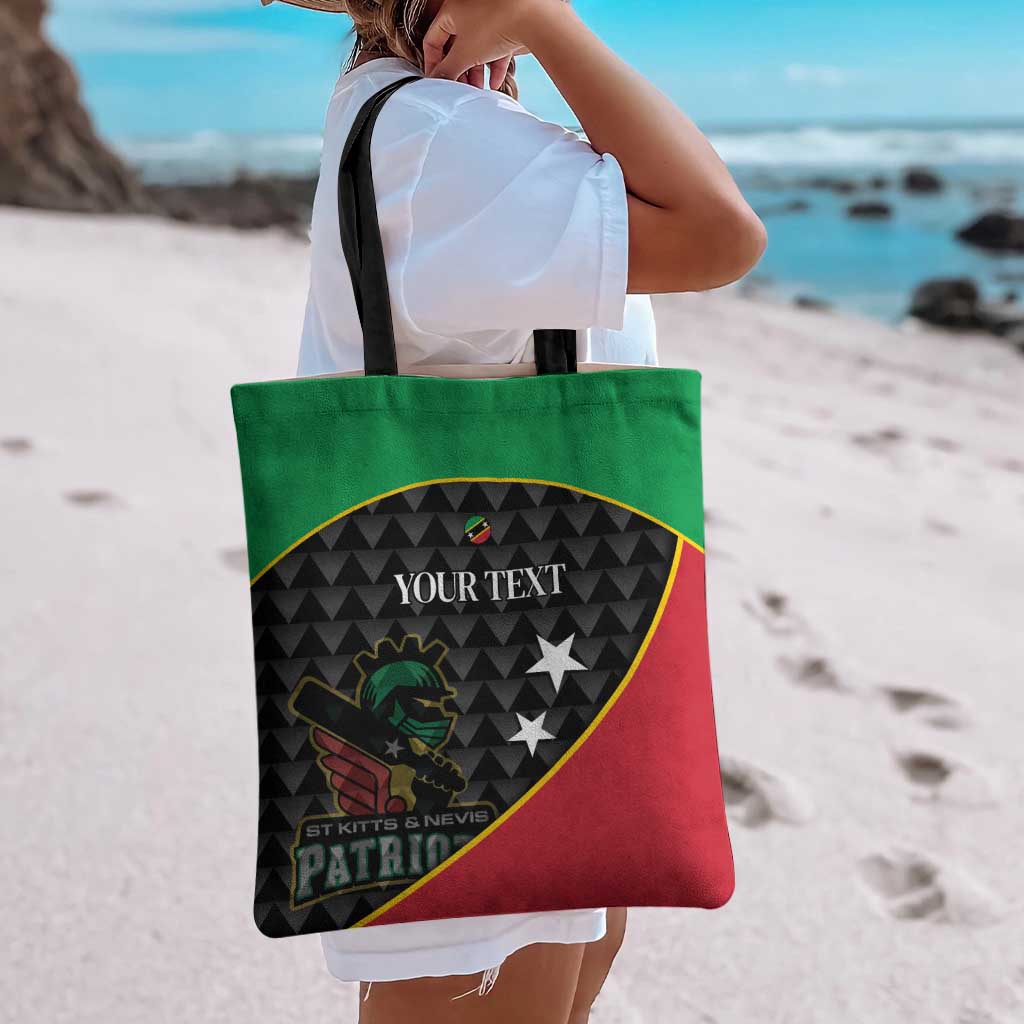 St Kitts and Nevis Cricket Custom Tote Bag 10th Anniversary Go Champions Patriots - Wonder Print Shop