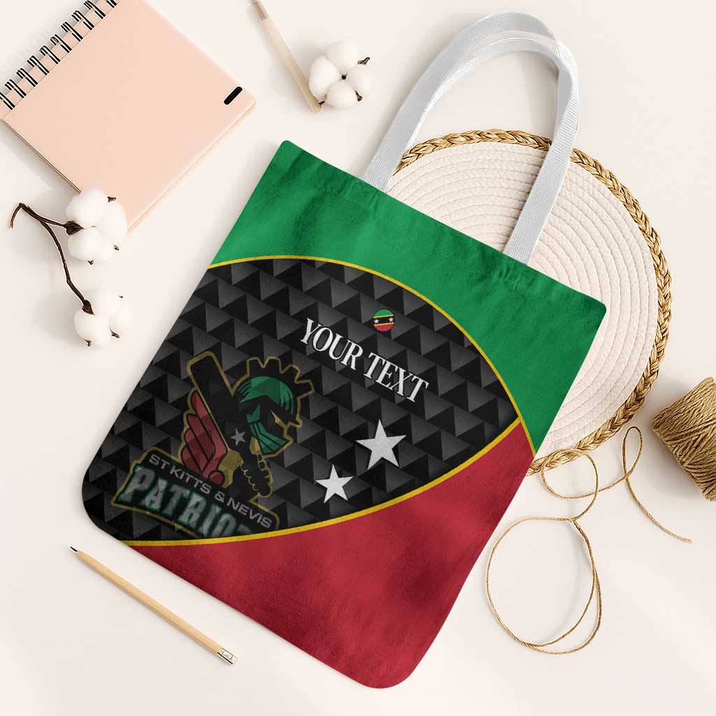 St Kitts and Nevis Cricket Custom Tote Bag 10th Anniversary Go Champions Patriots - Wonder Print Shop