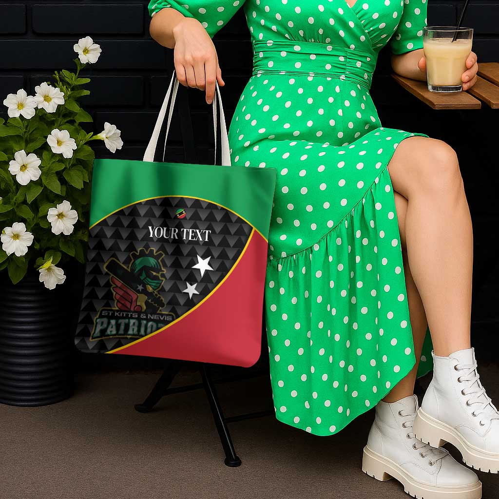 St Kitts and Nevis Cricket Custom Tote Bag 10th Anniversary Go Champions Patriots - Wonder Print Shop