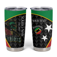 St Kitts and Nevis Cricket Custom Tumbler Cup 10th Anniversary Go Champions Patriots - Wonder Print Shop