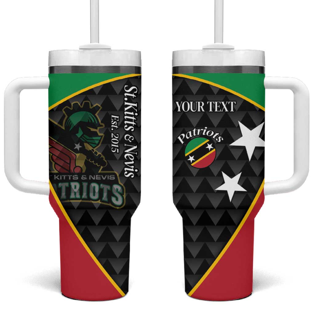 St Kitts and Nevis Cricket Custom Tumbler With Handle 10th Anniversary Go Champions Patriots - Wonder Print Shop
