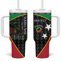 St Kitts and Nevis Cricket Custom Tumbler With Handle 10th Anniversary Go Champions Patriots - Wonder Print Shop