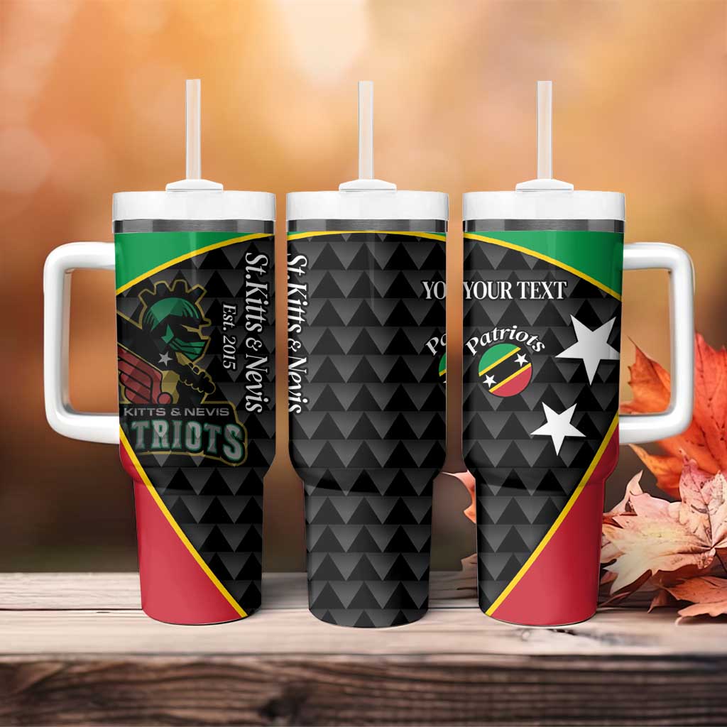 St Kitts and Nevis Cricket Custom Tumbler With Handle 10th Anniversary Go Champions Patriots - Wonder Print Shop