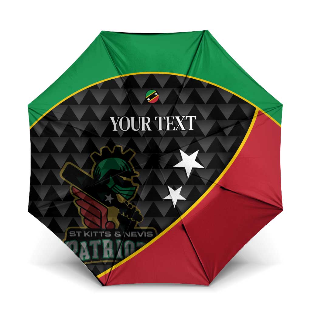 St Kitts and Nevis Cricket Custom Umbrella 10th Anniversary Go Champions Patriots - Wonder Print Shop