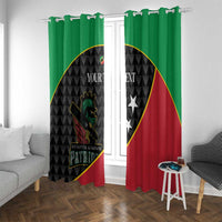 St Kitts and Nevis Cricket Custom Window Curtain 10th Anniversary Go Champions Patriots - Wonder Print Shop